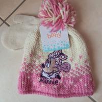 Cappello con guanti Minnie Diseny Baby