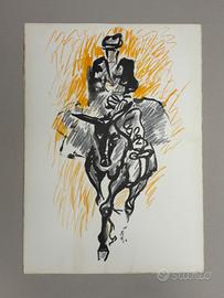 Renato Guttuso (1911–1987) "Figura su ciuco"