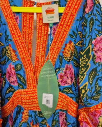 Abito lungo Farm Rio - Pineapple maxi kaftan dress