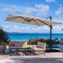 Ombtelloni 3x4 palo laterale bizzotto