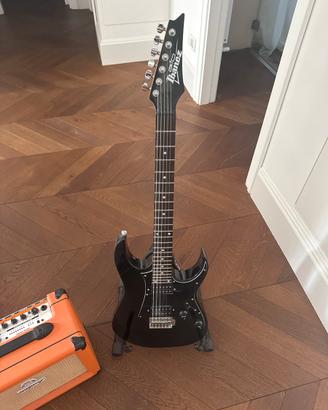 Chitarra Ibanez+ amplificatore Orange+custodia
