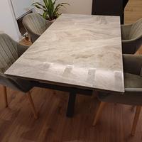 Tavolo finto marmo. Nuovo