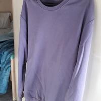 felpa crewneck sweatshirt relaxed fit H&M taglia S