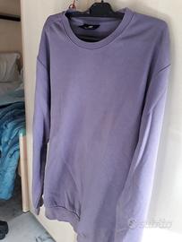 felpa crewneck sweatshirt relaxed fit H&M taglia S