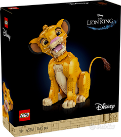 lego 43247 disney Giovane Simba , Re Leone