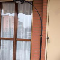 Lampada da terra ad arco anni '80