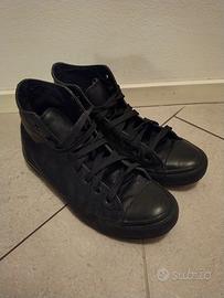 Converse All Star alte pelle nera tg.41.5