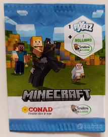 Fixeez di MINECRAFT Conad 2025 pacchetti bustine