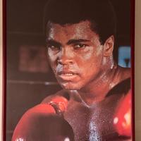 Poster Muhammad Ali con cornice 100x70