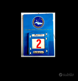 Mediterranea calendario tabella targa original '52