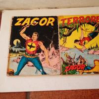 ZAGOR SCRITTA ROSSA SEQUENZA 1/5 LIRE 200