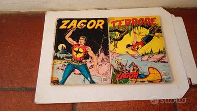 ZAGOR SCRITTA ROSSA SEQUENZA 1/5 LIRE 200