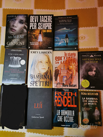 Lotto 10 libri buono stato thriller psicologici