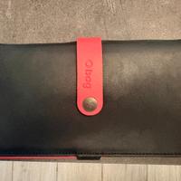 Portafoglio o bag color fragola