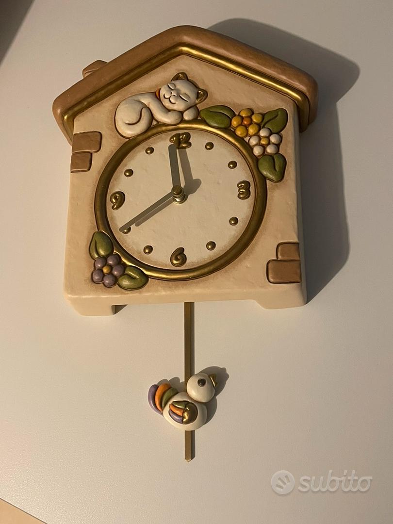 Thun Shop Thun Orologio A Pendolo Gatto E Uccellino Arredamento Thun  Orologio Gatto Pendolo Thun Orologio, image size:810x1080