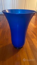 Vaso Venini Opalini modello 706 blu