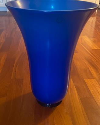 Vaso Venini Opalini modello 706 blu