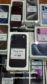 IPHONE 18 PRO 256 GB nero nuovo