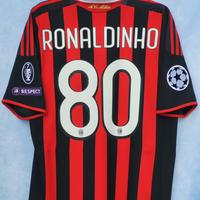Maglia Milan 2009/2010 Ronaldinho 80 M originale
