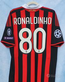 Maglia Milan 2009/2010 Ronaldinho 80 M originale