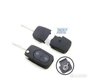 ALLOGGIAMENTO CHIAVE AUDI QUADRATA 2 PULSANTI CON 