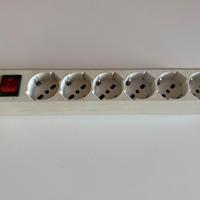 Ciabatta Multipresa Presa Multipla bianco 6 posti