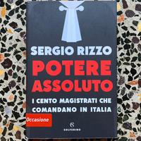 Libro Sergio Rizzo “Potere assoluto”
