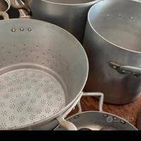 batteria pentolame: acciaio, alluminio 40 pz circa