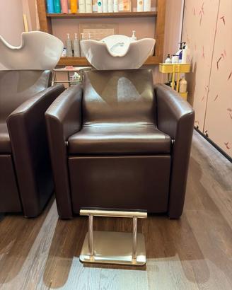 Lavatesta e poltrone maletti