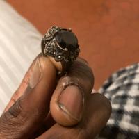 Anello Argento 925 con zaffiro taglio ovale