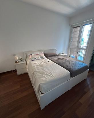 IKEA MALM bianco: 2 Letti singoli + 2 Comodini