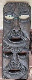 maschera etnica in legno