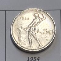 Moneta da 50 lire (anno 1954)