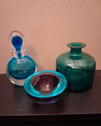 Trittico in vetro vintage