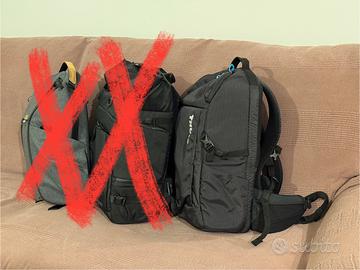 Zaino fotografico e camera insert