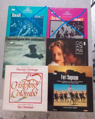 DISCHI VINILE VINTAGE COLONNE SONORE ORIGINALI