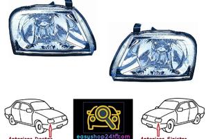 2 X FARO FANALE PROIETTORE ANTERIORE PER L200 1996