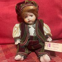 Bambola porcellana Capodimonte Ciarapica 23 cm