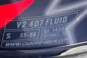 Casco Caberg mod. V2 407 Fluid