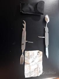 Stoviglie multifunzionali portatile in acciaio ino