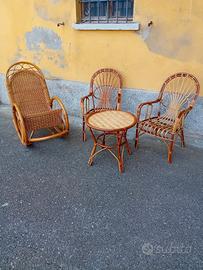 Salotto in bambù 