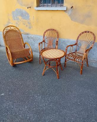 Salotto in bambù 