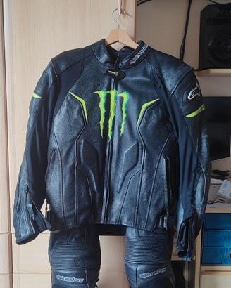 Tuta moto pelle alpinestars