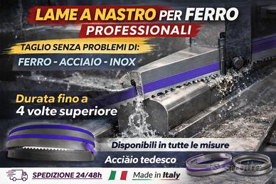 Lame a nastro per ferro e acciaio –tutte le misure