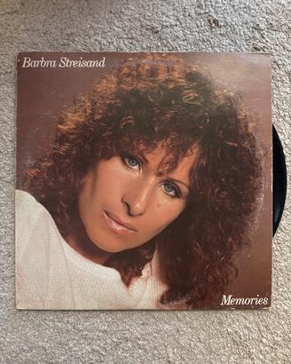 Barbra Streisand memories disco vinile