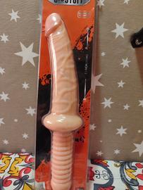 doppio dildo realistico, 