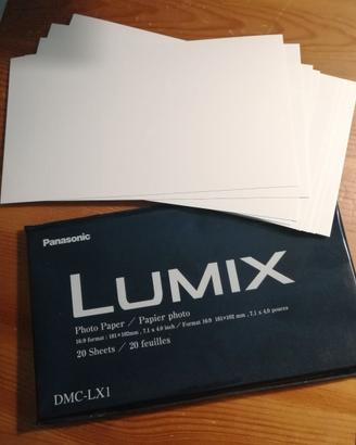 CARTA FOTOGRAFICA Panasonic 16:9