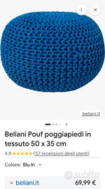 Pouf cotone da 50 cm