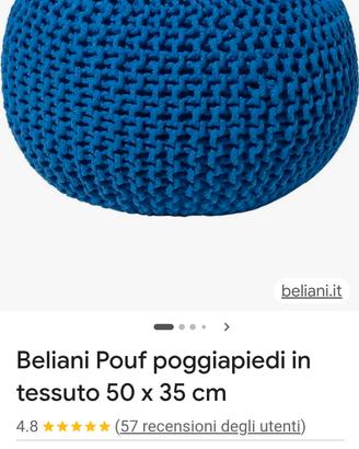Pouf cotone da 50 cm