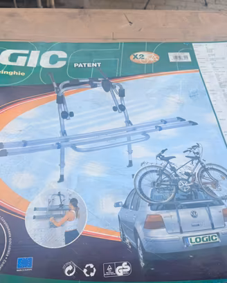 Portabici Posteriore per Auto LOGIC x2